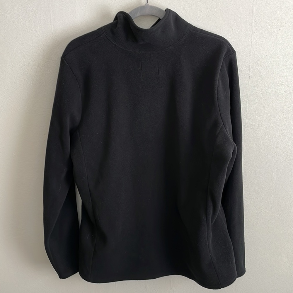 Old Navy XL Black Half-Zip Fleece Sweatshirt - Picture 4 of 4